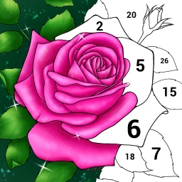 Значок Casual Color - Color by Number